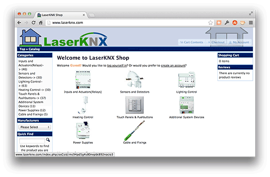 LaserKNX Shop